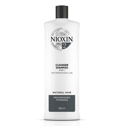 Nioxin System 2 Shampoo For Natural Hair With Advanced Thinning 1000Ml