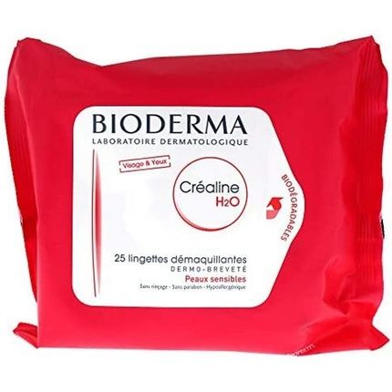 Bioderma Crealine H2O Cleansing Wipes 400G