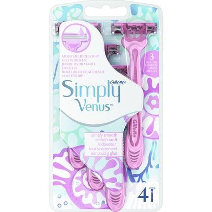 Venus Simply Venus 3 Disposable Scrapers Pinkwhite