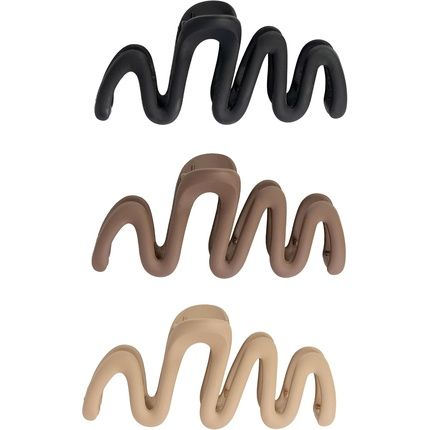 Brushworks Wave Claw Clips