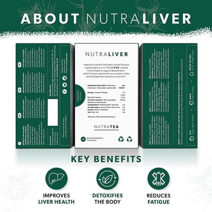 Nutraliver - Liver Tea | Liver Detox Tea | Hangover Tea - Support The