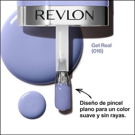 Revlon Ultra Hd Snap Nail Polish Long Lasting Vegan Formula Quick Drying One-Coat Full Coverage Colour 8Ml Get Real 016 Unisex - Image 3