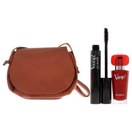 Pupa Milano Vamp! All In One Mascara + Lipstick Kit With Postina Bag Women