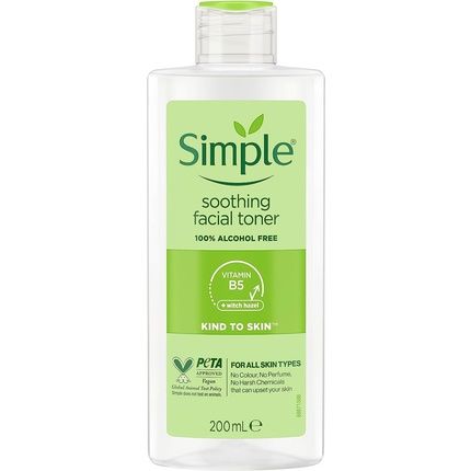 Simple Kind To Skin Soothing Facial Toner Alcohol-Free 200Ml