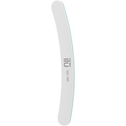 T4B Ilu Banana Nail File For Natural Nails Double-Sided Curved High Quality 100/180 Grit