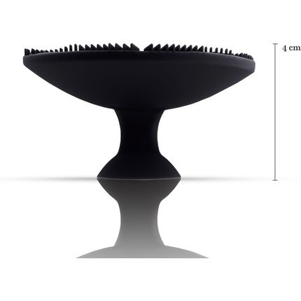 Luvia Silicone Makeup Brush Cleaning Mat With Suction Cup - Professional Makeup Brush Cleaner Black - Image 3