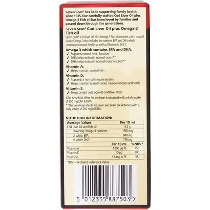 Seven Seas Original Cod Liver Oil 150G - Image 3