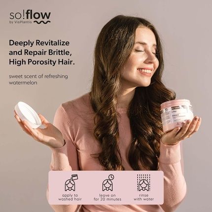 So!Flow Hair Mask For Porosity Regeneration With Centella Asiatica Extract - Repairs Damage For Luxurious, Resilient Hair
