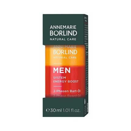 Annemarie Borlind Men 2-Phase Beard Oil 30Ml - Energizing, Strengthening And Nourishing For All Skin Types