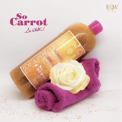 Fair And White So Carrot Body Scrub Body Wash 31.8 Floz 940Ml