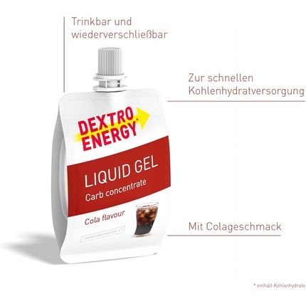 Dextro Energy Liquid Gel Cola Dextrose Concentrate 60Ml