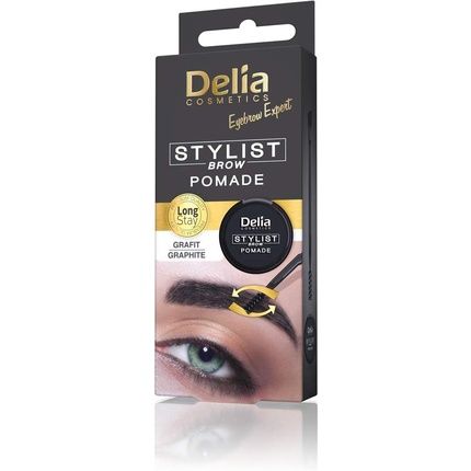 Delia Cosmetics Brow Pomade Graphite Eyebrow Expert Stylist - Image 3