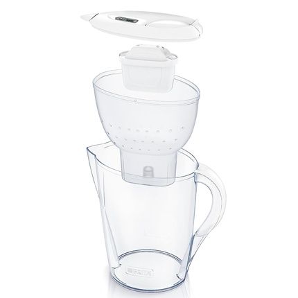 Brita Marella Xl Water Filter Jug With 1 Maxtra Pro All-In-1 Water Filter Cartridge White 3.5L