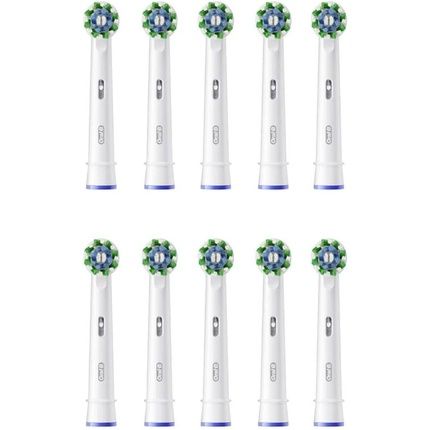 Oral-B Pro Cross Action Replacement Brush Heads 10 Pack White