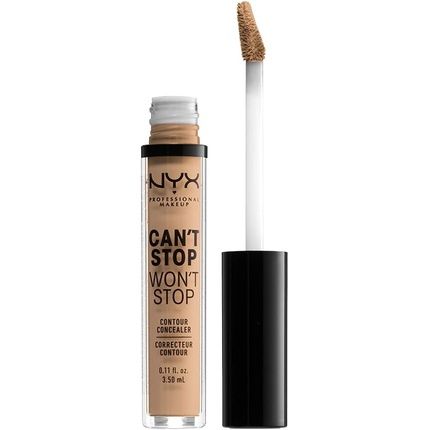 Nyx Professional Makeup Can'T Stop Won'T Stop Full Coverage Concealer Medium Olive Green 3.5Ml