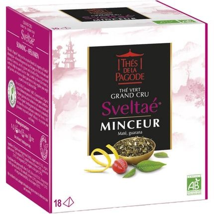 Thes De La Pagode Sveltae Green Tea Grand Cru Slimming Organic 18 Tea Bags