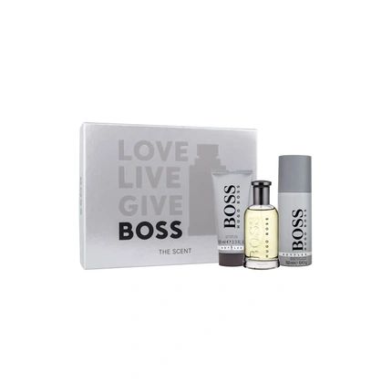 Hugo Boss Boss Bottled Gift Set 100Ml Edt + 100Ml Shower Gel + 75G Deodorant Stick