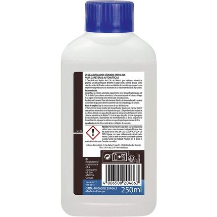 Melitta 974719 Liquid Descaler For Automatic Coffee Machines Capsules And Pod Machines 250Ml