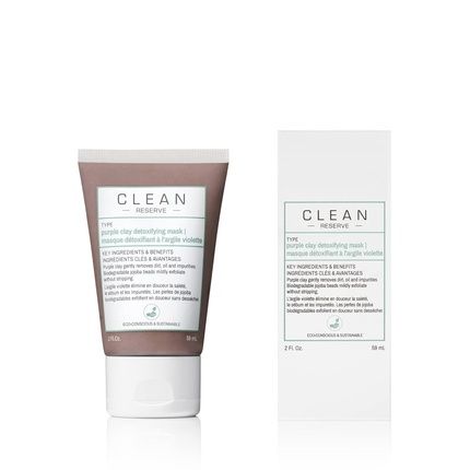 Clean Reserve Purple Clay Detoxifying Face Mask Vegan