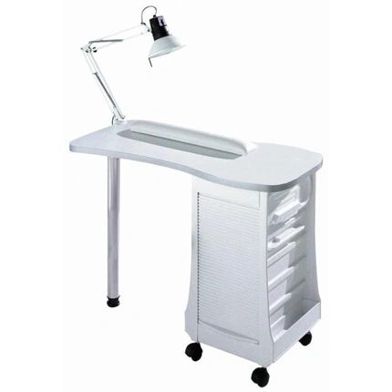 Sibel 7310600 Manicure Table With Storage Column
