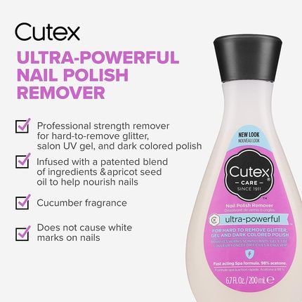 Cutex Ultra-Powerful Nail Polish Remover 200Ml