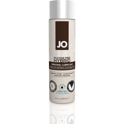 System Jo Natural Cooling Water-Based And Coconut Oil Lubricant 120Ml