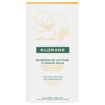Klorane Cold Wax Small Strips For The Face 6 Pieces
