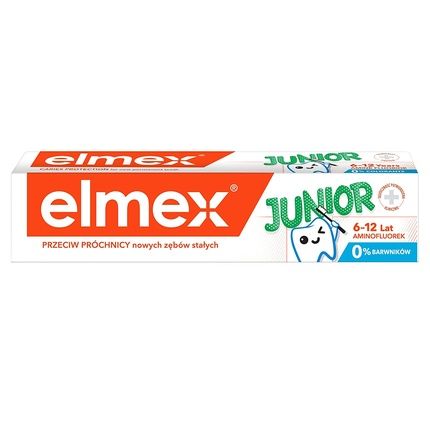 Elmex Junior Toothpaste With Aminofluoride For Children 6-12 Years 2X75Ml