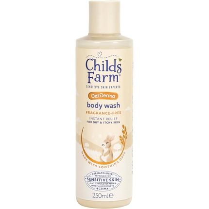 Childs Farm Oatderma Body Wash Fragrance Free Soothing Face And Shower Gel