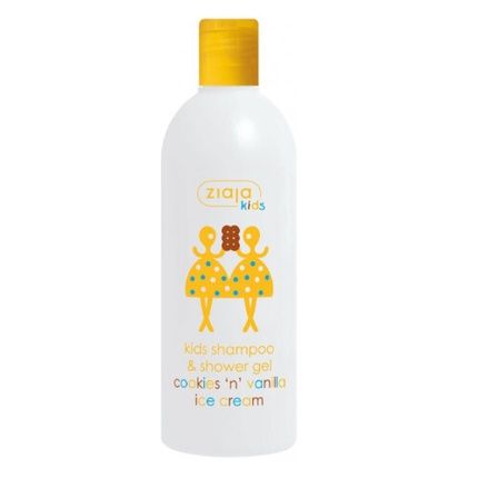 Ziaja Kids Cookies 'N' Vanilla Ice Cream Shampoo And Shower Gel 400Ml
