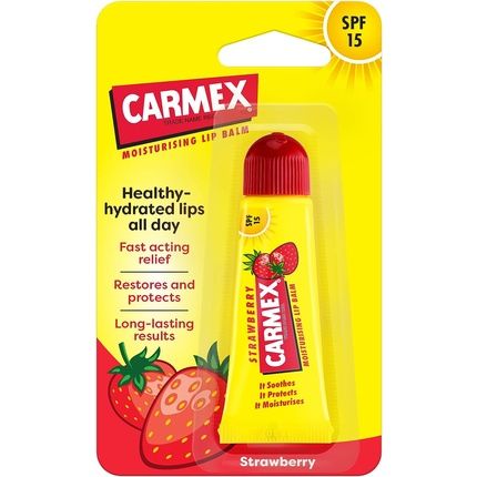 Carmex Strawberry Lip Balm Tube 10G
