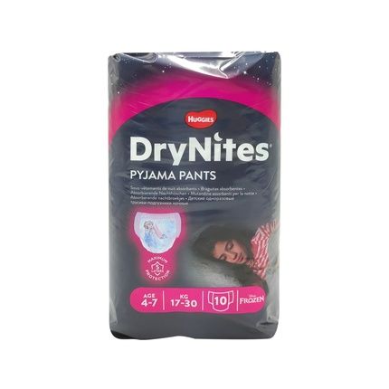 Huggies Drynites Drynites Pyjama Pants For Girls Size Medium 47 Years 10 Units