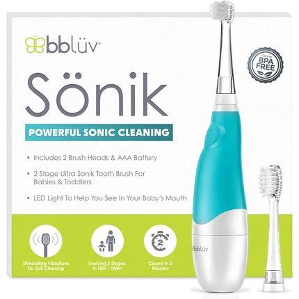 Bbluv Sonik Electric Toothbrush Stages 2 For Baby And Child 79G
