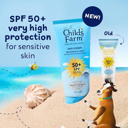 Childs Farm Kids & Baby Sun Cream Spf 50+ Uva & Uvb Very High Protection