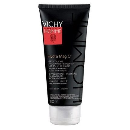 Vichy Homme Hydra Mag C Shower Gel For Body And Hair 200 Ml - Image 3