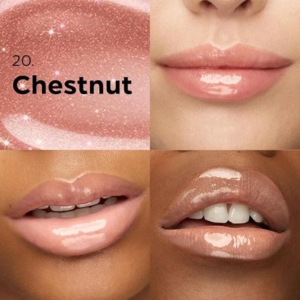 Kiko Milano 3D Hydra Lip Gloss 20 Chestnut - Softening Lip Gloss For A 3D Look