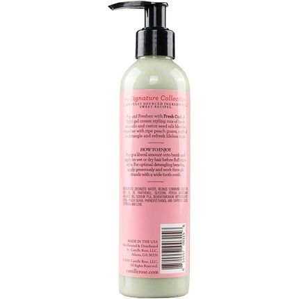 Fresh Curl Revitalising Hair Smoother 240Ml With Organic Avocado And Castor Oil - Peach Aroma