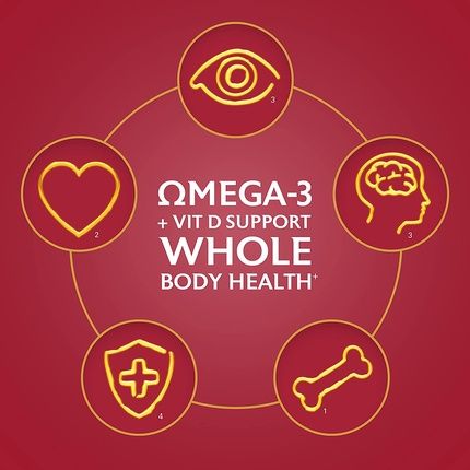Seven Seas Omega-3 Fish Oil & Magnesium High Strength Tablets With Vitamin D 60 Tablets - Pack Of 2 - Image 3