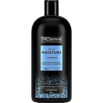 Tresemme Rich Moisture Shampoo For Dry Damaged Hair With Vitamin E 900Ml