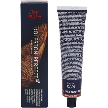 Wella Koleston Perfect Me+ 6/75 Dark Blonde Brown-Mahogany 60Ml