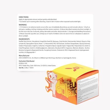 Elizavecca Milky Piggy Wrinkle Care Revitalize Egf Retinol Cream 100G 3.53 Fl.Oz. - Retinol Swiftlet Nest Extract 69.9% Anti-Aging Face Cream - Image 3