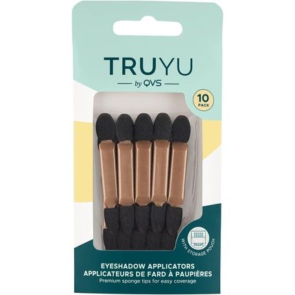 Qvs Premium Eyeshadow Applicators 10 Pieces
