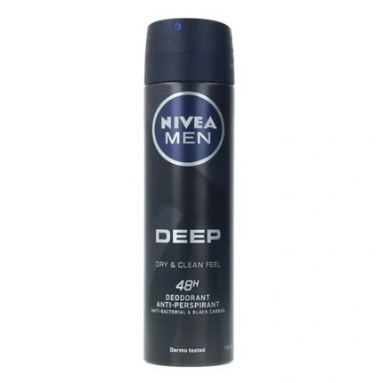 Nivea Nivea Men Deep Black Carbon Deodorant Spray 150Ml