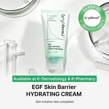 Zipiderm Egf Skin Barrier Hydrating Cream Korean Oil-Free Moisturizer