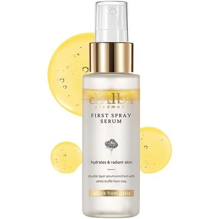مصل D'Alba Italian White Truffle First Spray للعناية بالبشرة وترطيب الوجه 50 مل