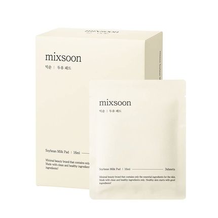 Mixsoon Soybean Milk Pad Ph-Balanced Soothing Sheet Mask For Moisturization And Replenishing Skin Nutrients