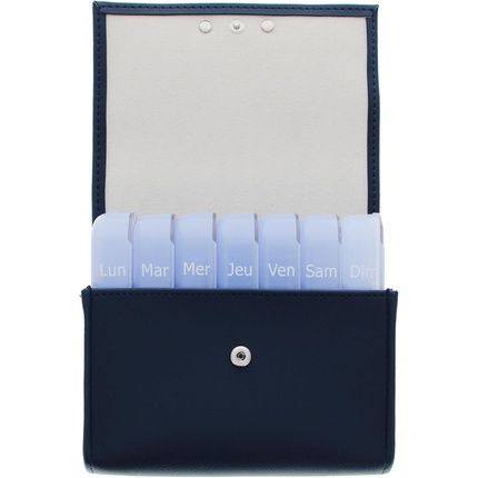 Pilbox Maxi Weekly Pill Box Navy Blue