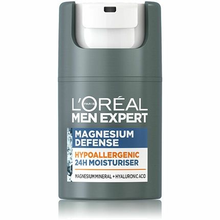 L'Oreal Men Expert Sensitive Skin Moisturiser With Magnesium And Hyaluronic Acid 50Ml