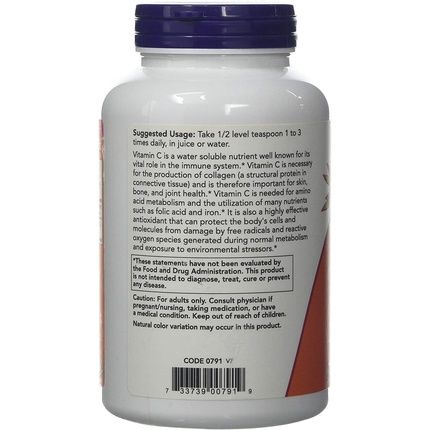 Now Vitamin C Crystals 454G