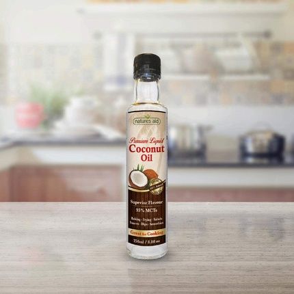 Natures Aid Premium Liquid Coconut Oil 250Ml